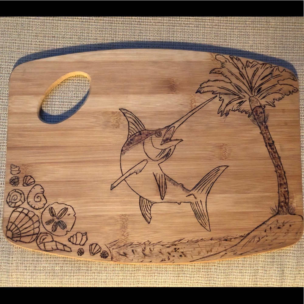 Customized cutting boards.